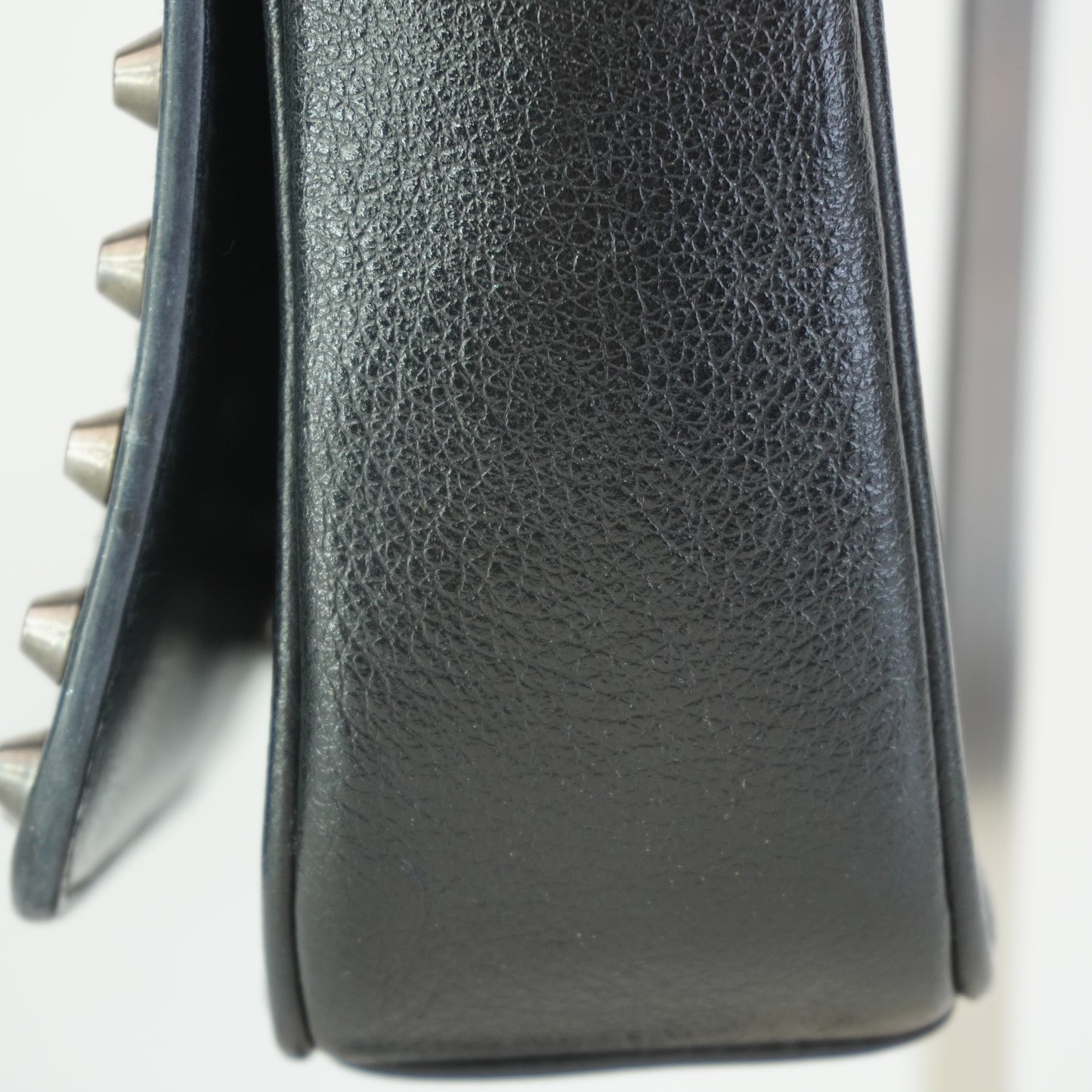 Prada Studded Glace Calfskin