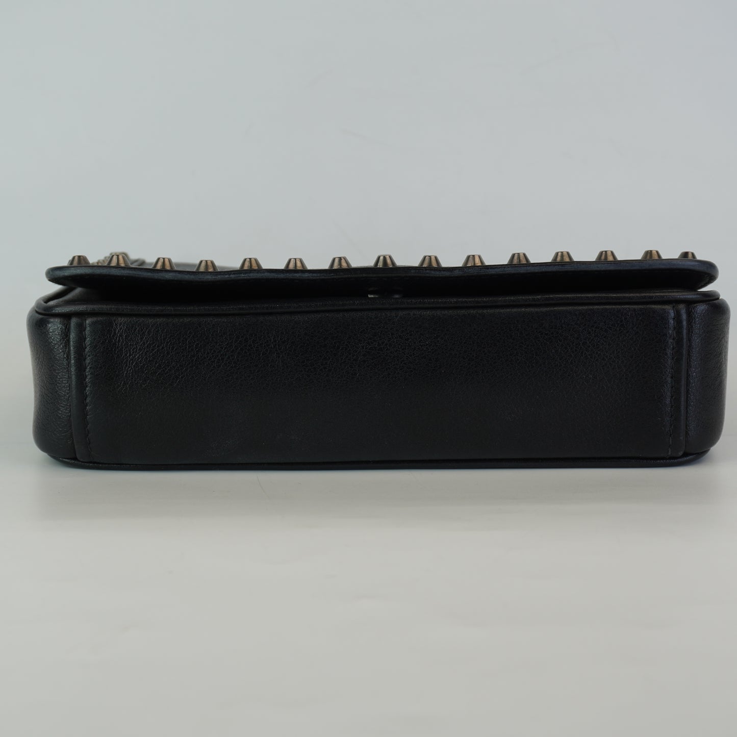 Prada Studded Glace Calfskin