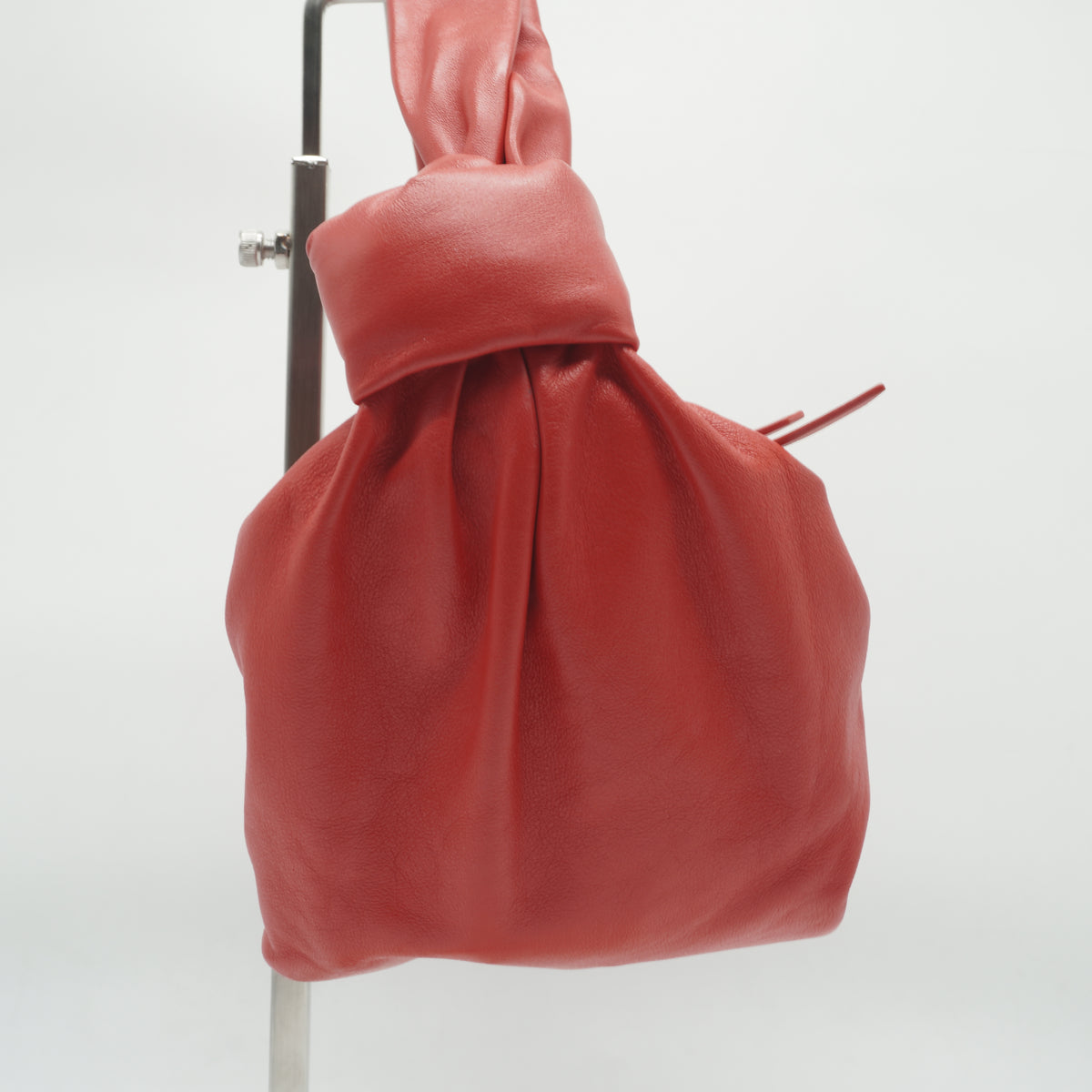 Bottega Veneta Double Knot Mini Red Shoulder Bag