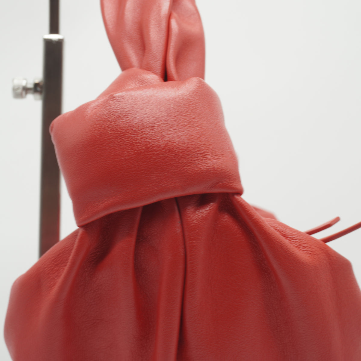 Bottega Veneta Double Knot Mini Red Shoulder Bag