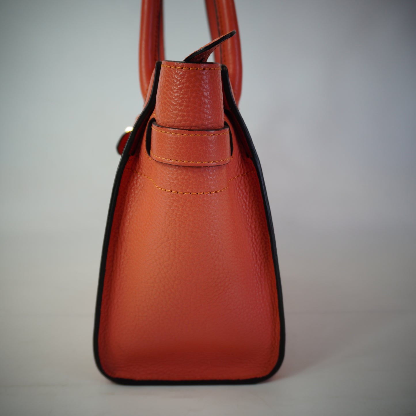 Mulberry Peach Pink Small Leather bag with strap