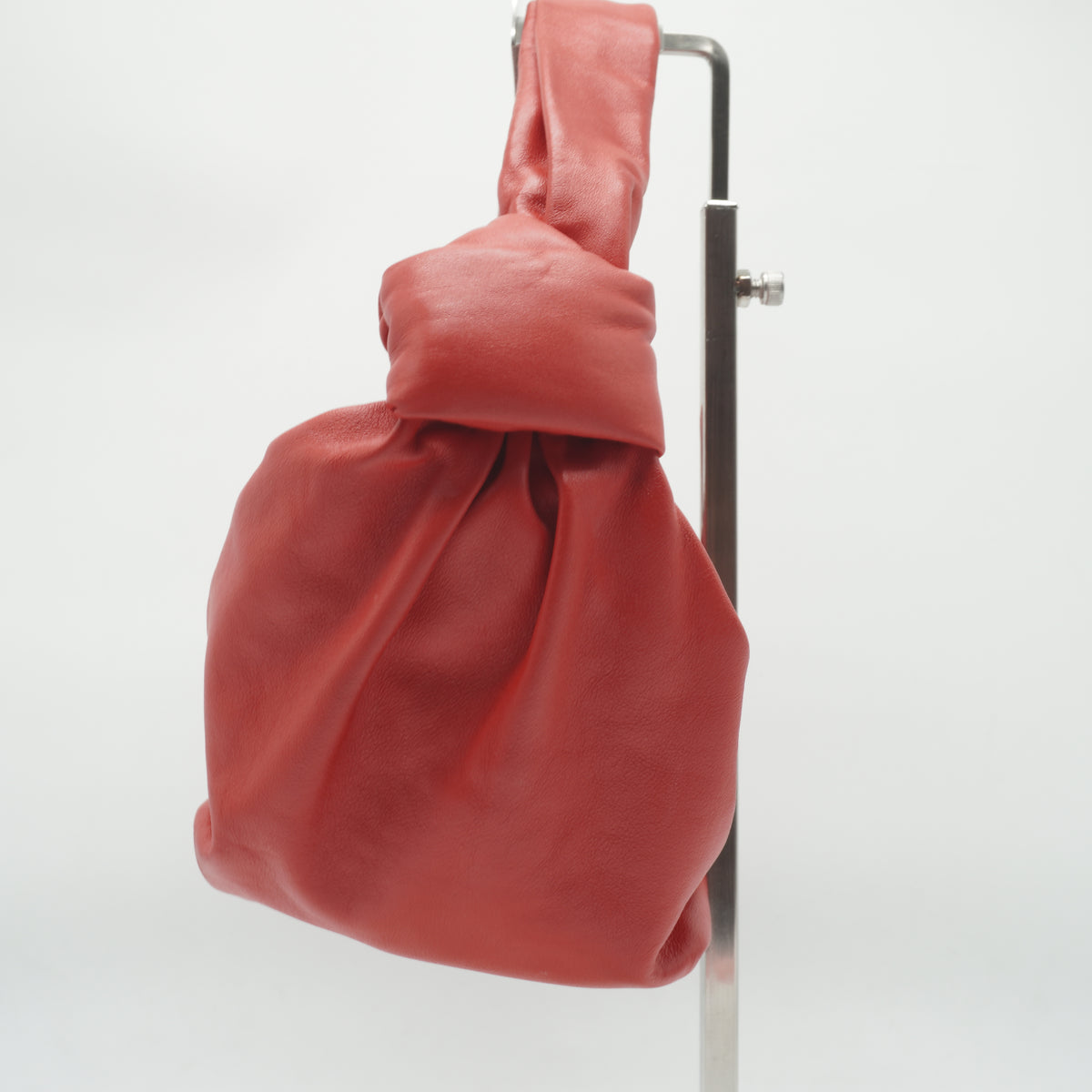 Bottega Veneta Double Knot Mini Red Shoulder Bag