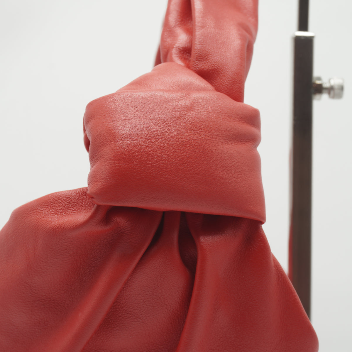 Bottega Veneta Double Knot Mini Red Shoulder Bag