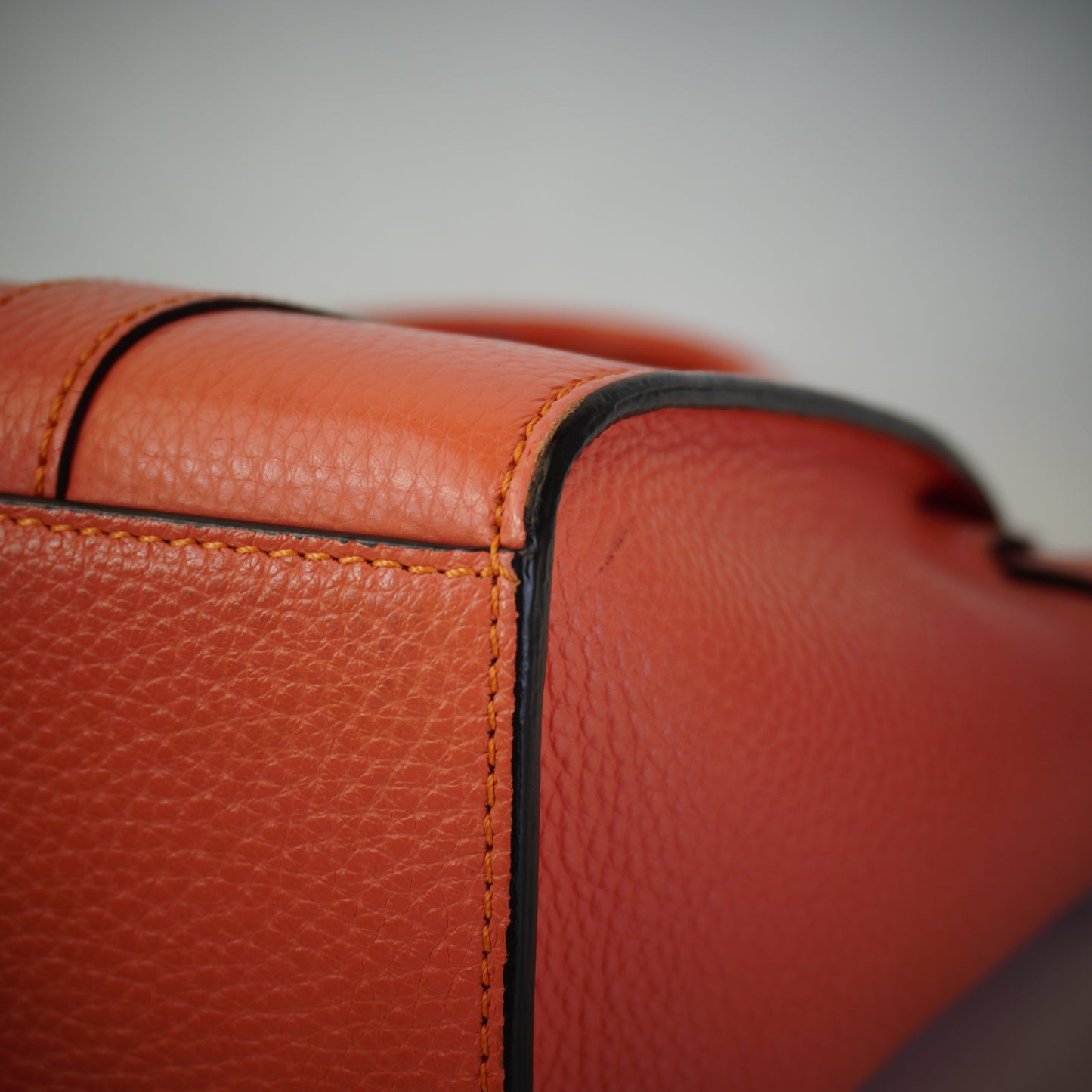 Mulberry Peach Pink Small Leather bag with strap