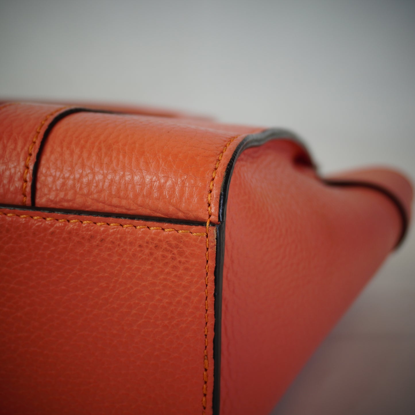Mulberry Peach Pink Small Leather bag with strap