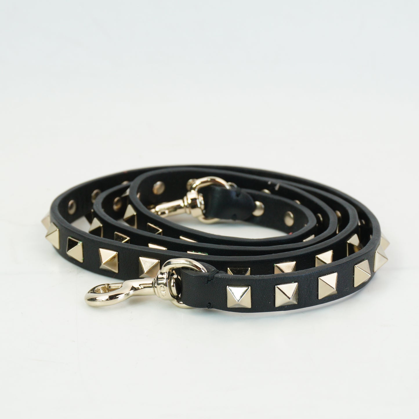Valentino Rockstud Grainy Tote GHW Small Black