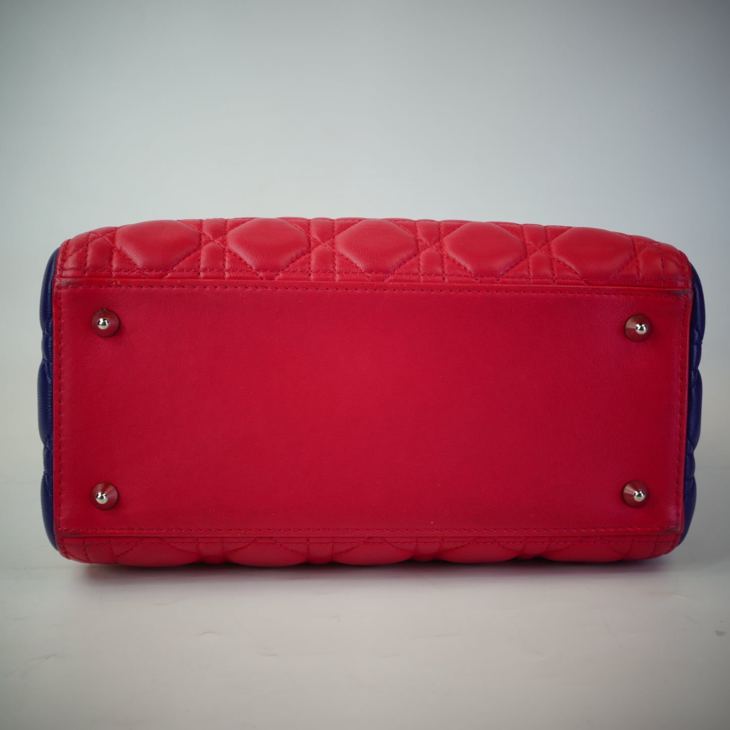Dior	Medium Tricolor Cannage Lambskin Lady Dior Bag SHW