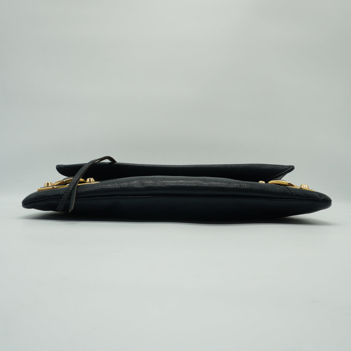 Balenciaga	City Metallic Edge Envelope Clutch Crossbody Small GHW