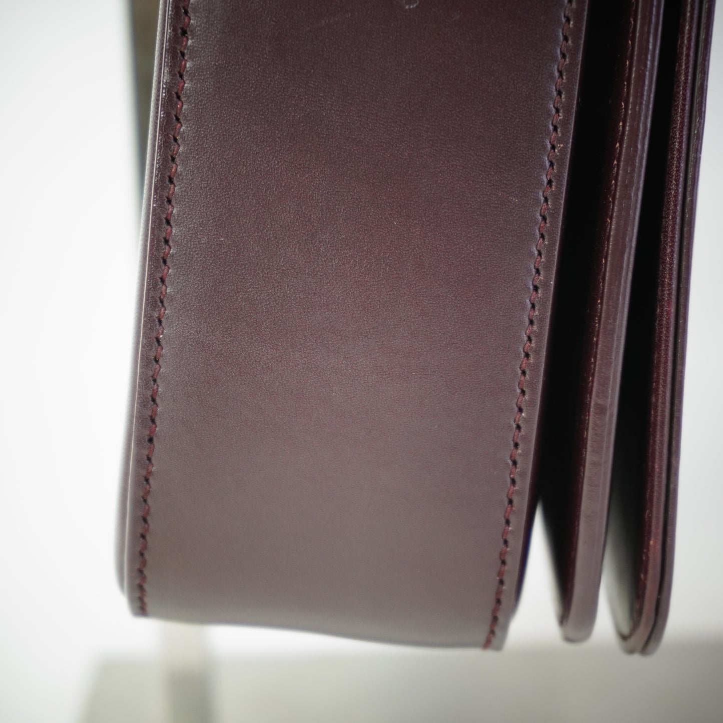 YSL	Universite Flap Burgundy Medium GHW