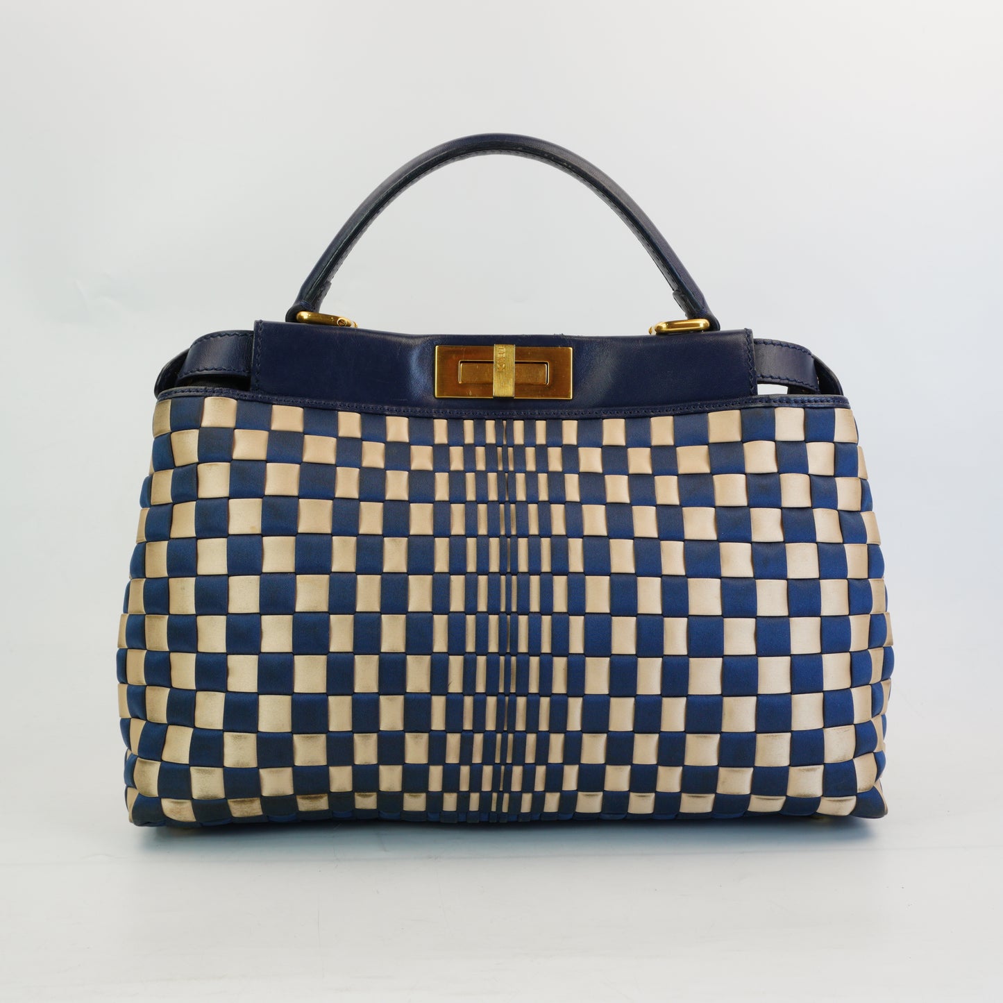 Fendi Diorissimo Tote Bag Grayish Beige SHW