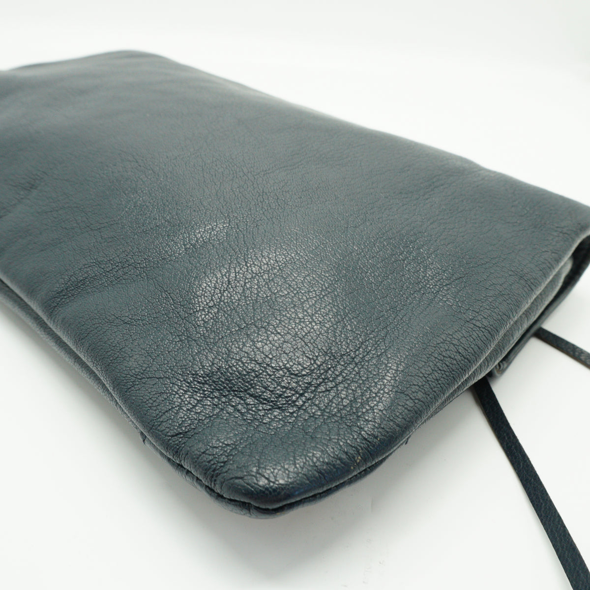 Balenciaga	City Metallic Edge Envelope Clutch Crossbody Small GHW
