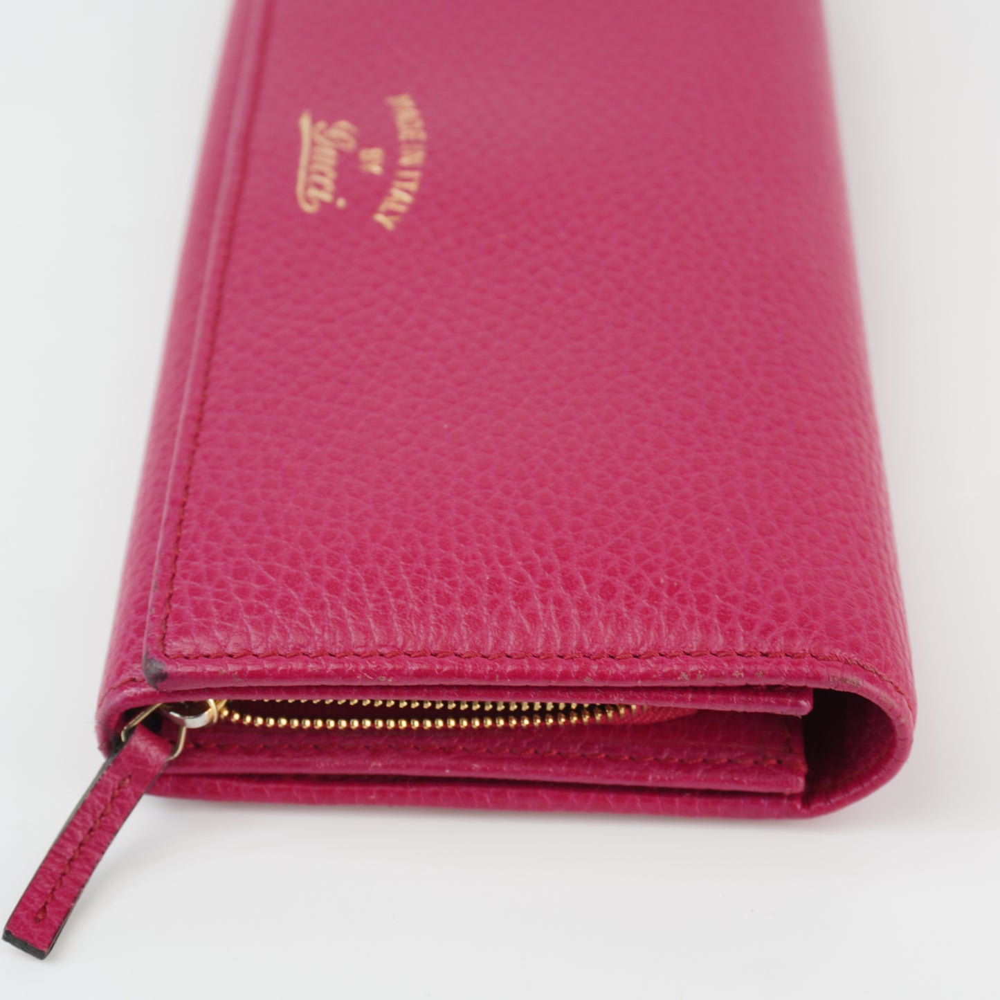 Gucci Swing Continental Wallet Pink
