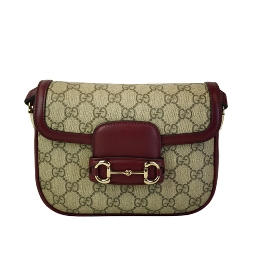 Gucci Horsebit 1955 Mini Burgundy GHW