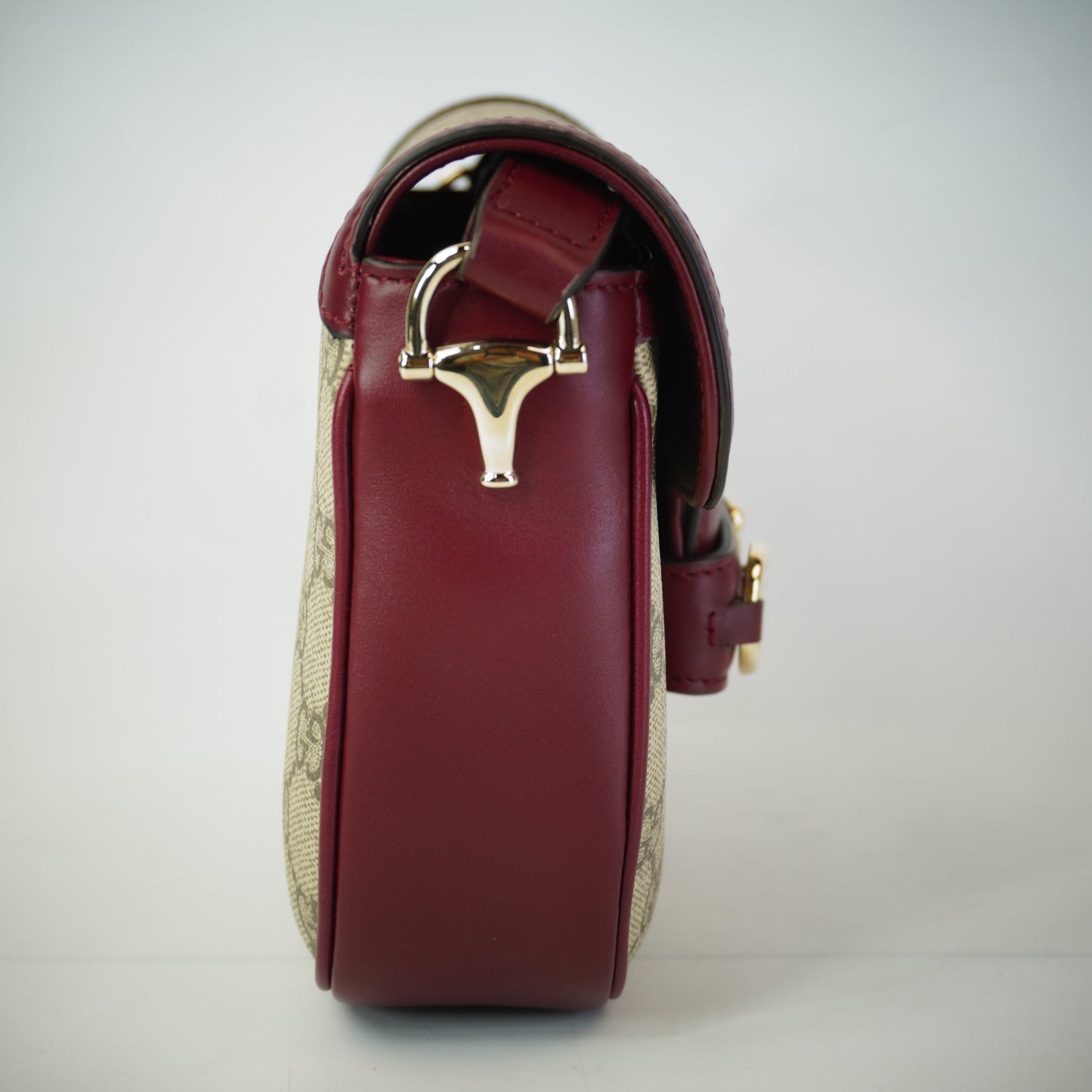 Gucci Horsebit 1955 Mini Burgundy GHW