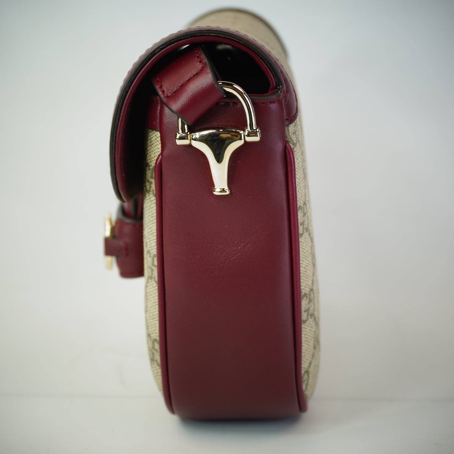 Gucci Horsebit 1955 Mini Burgundy GHW