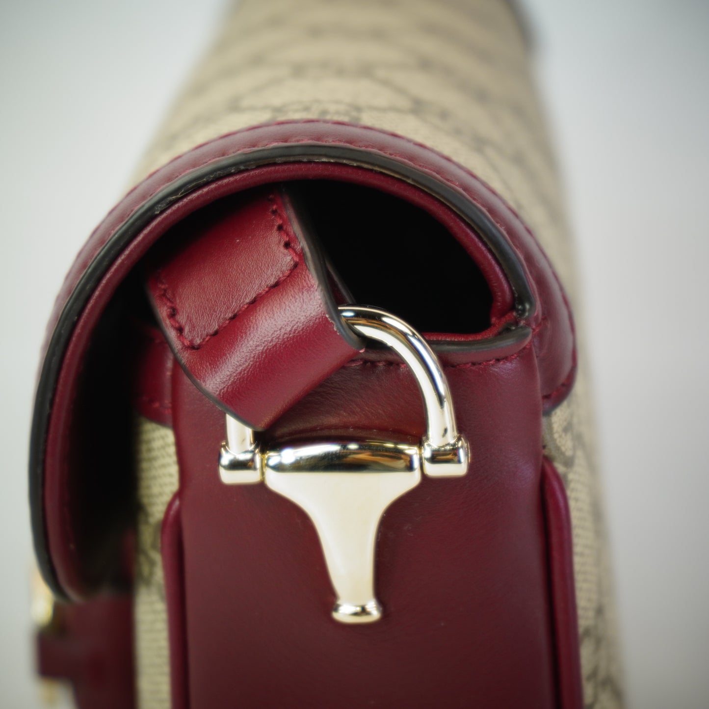 Gucci Horsebit 1955 Mini Burgundy GHW