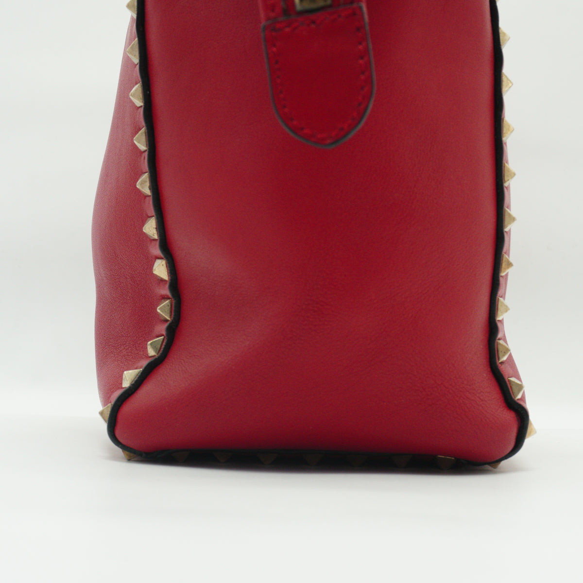 Valentino Rockstud Double Handle Tote Bag GHW Large
