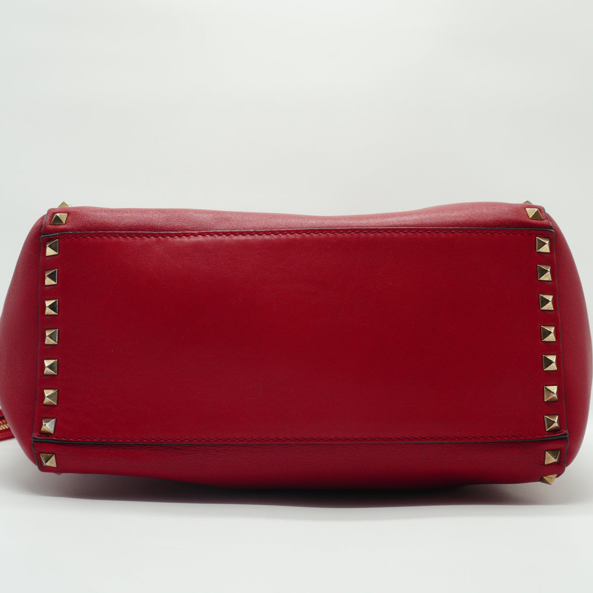 Valentino Rockstud Double Handle Tote Bag GHW Large