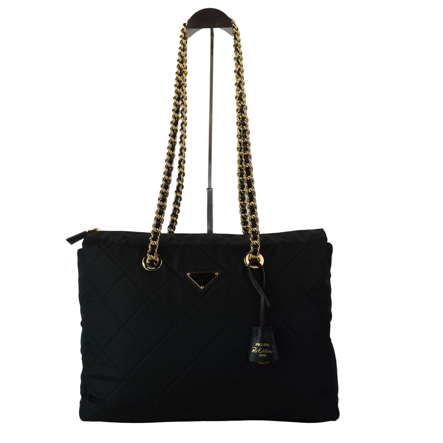 Prada Zip Tote Black