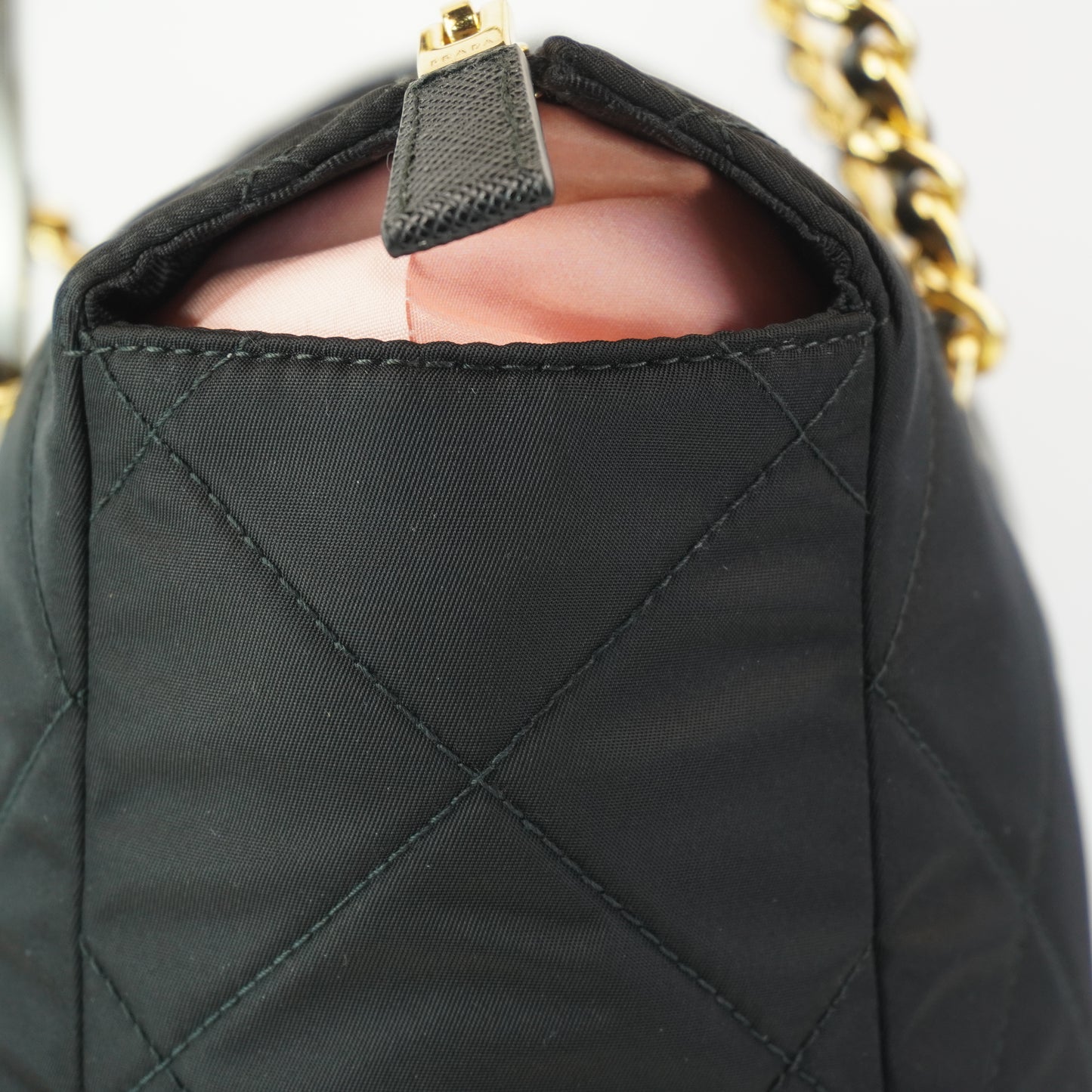 Prada Zip Tote Black