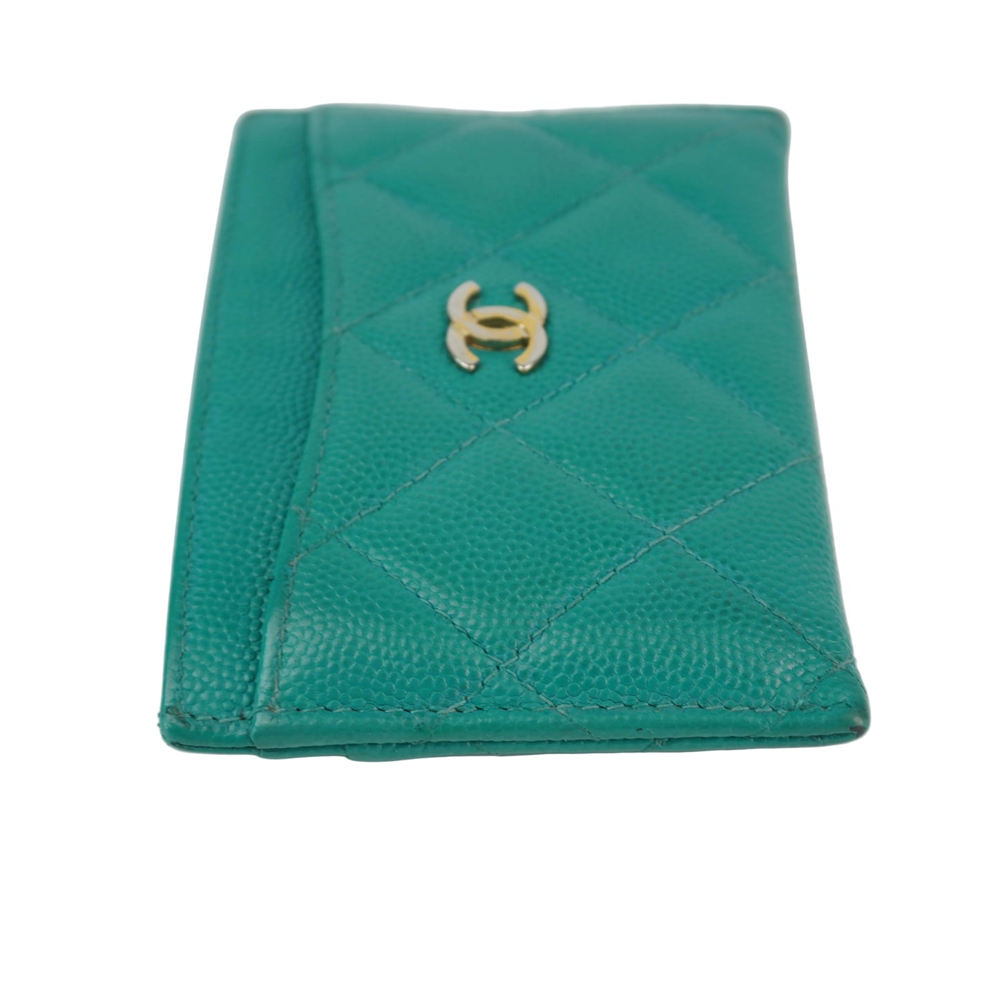 Chanel Card Holder Green