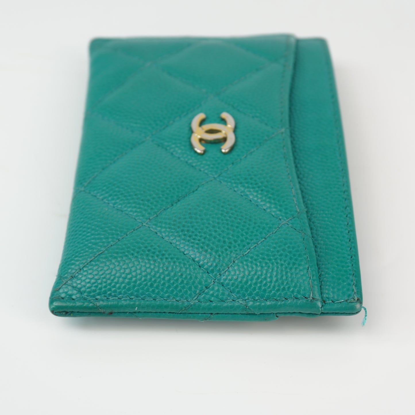 Chanel Card Holder Green