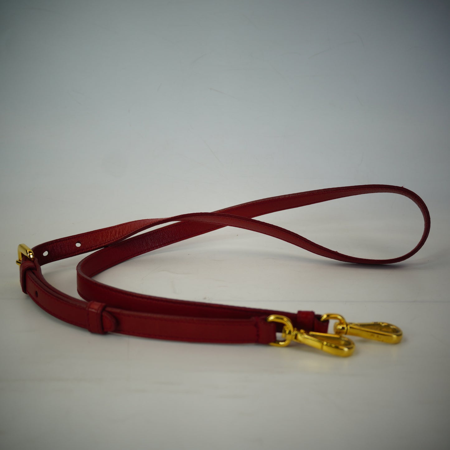 Prada Tessuto Graufe Red GHW