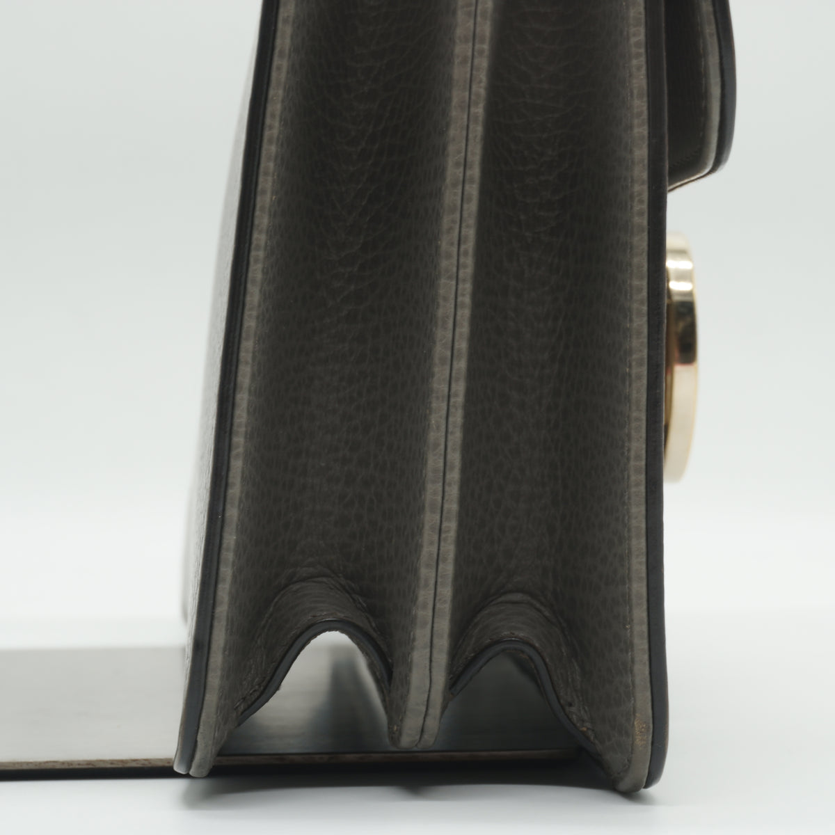 Gucci	Gucci Small Interlocking G Shoulder Bag Gray BHW