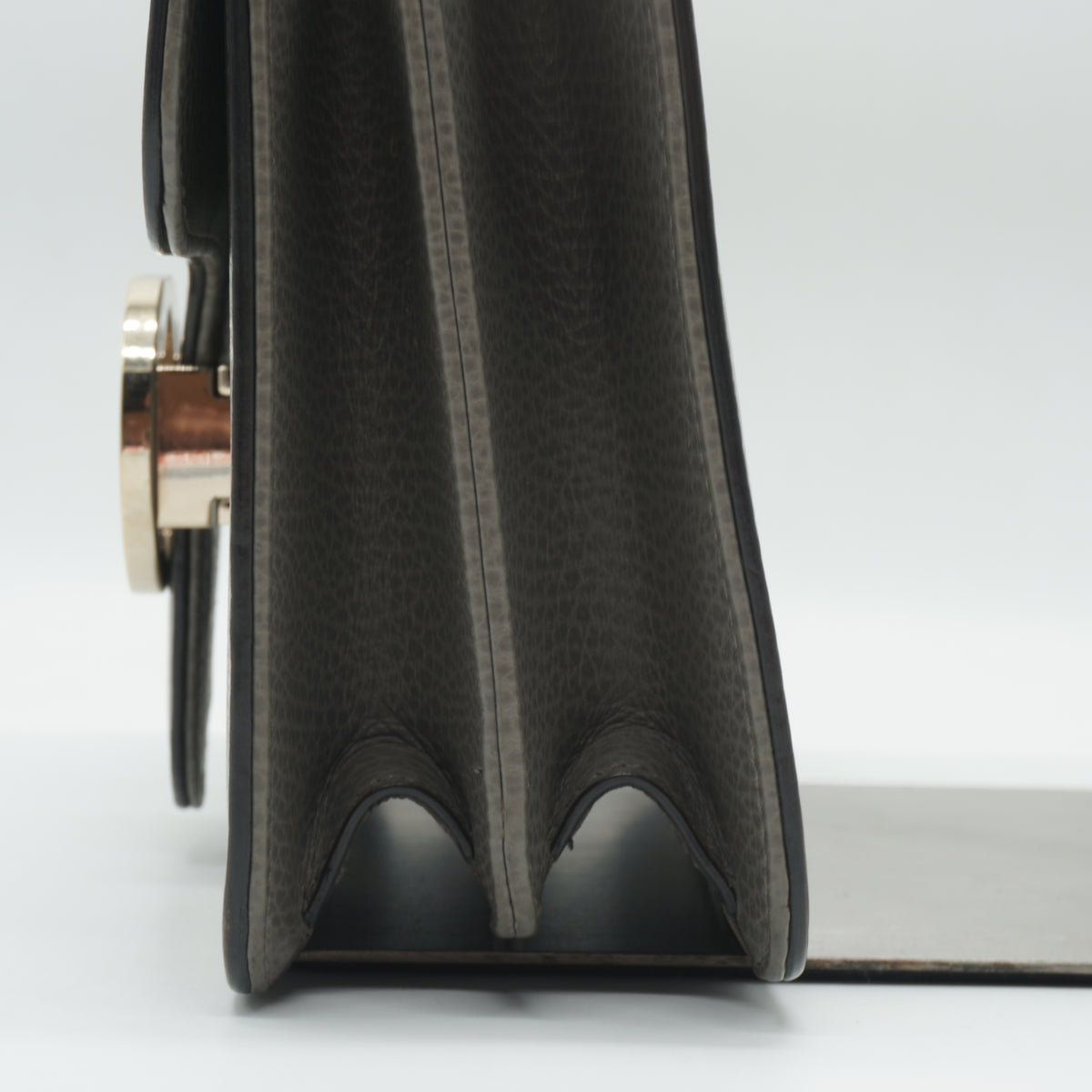 Gucci	Gucci Small Interlocking G Shoulder Bag Gray BHW