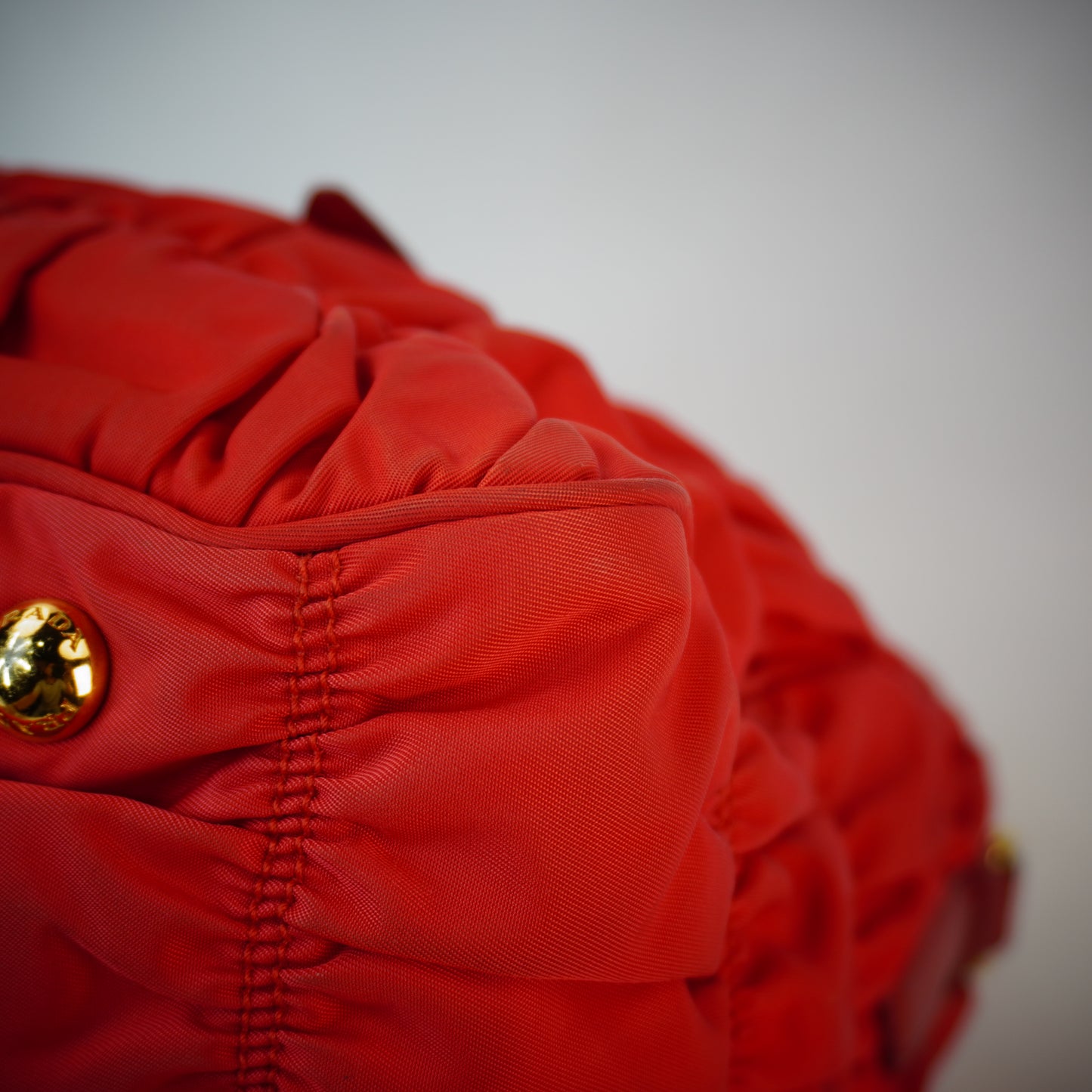 Prada Tessuto Graufe Red GHW