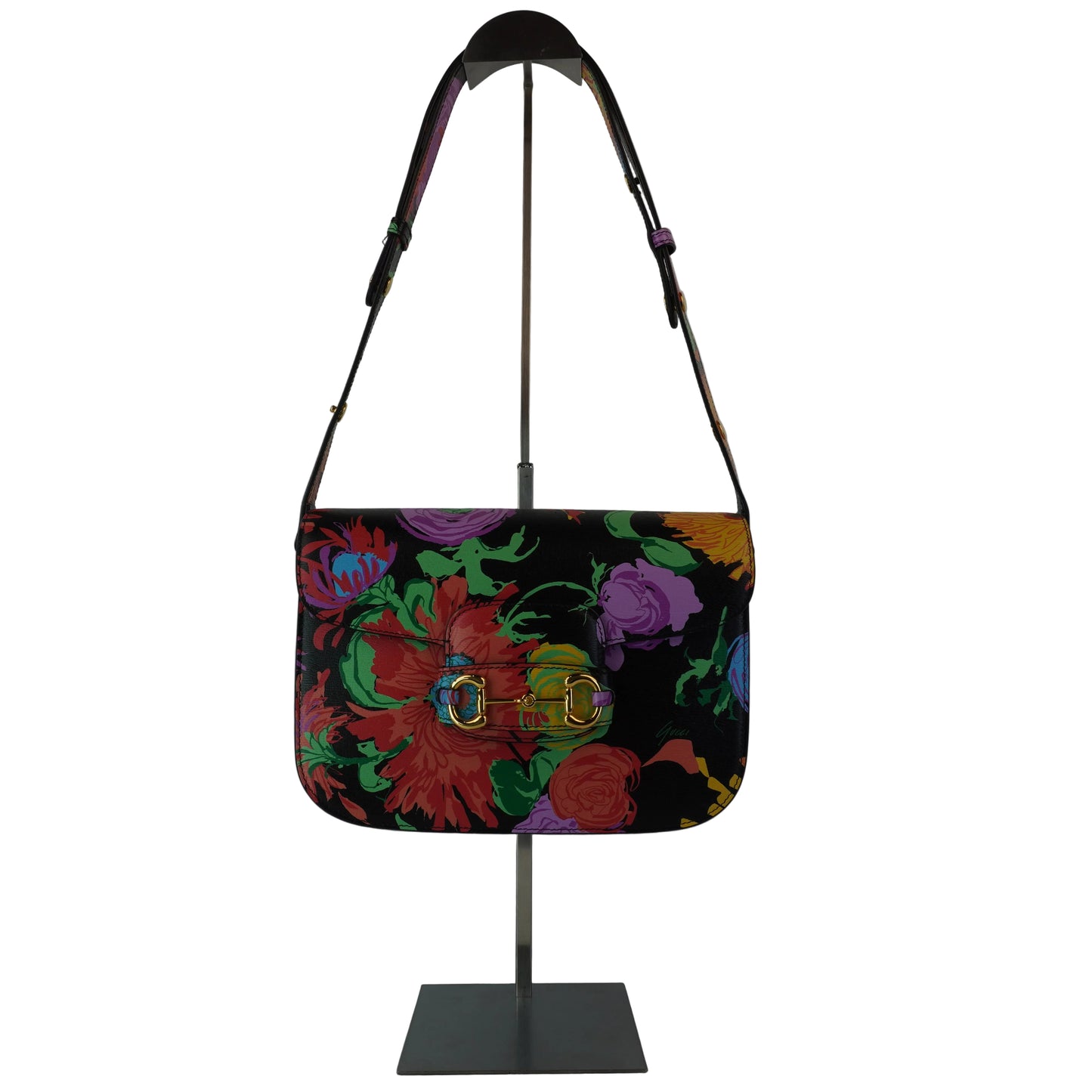 Gucci Horsebit 1995 Flower Print