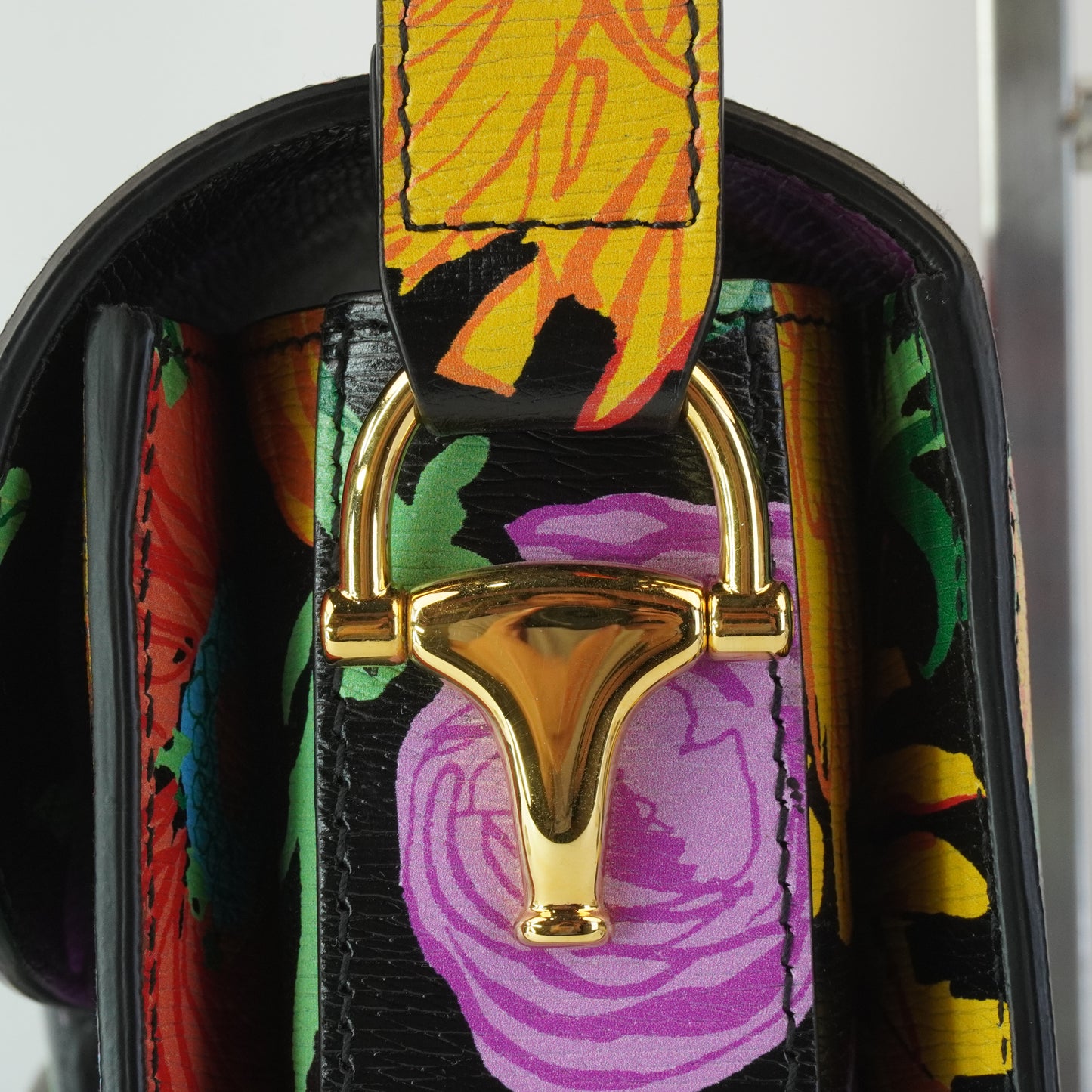 Gucci Horsebit 1995 Flower Print