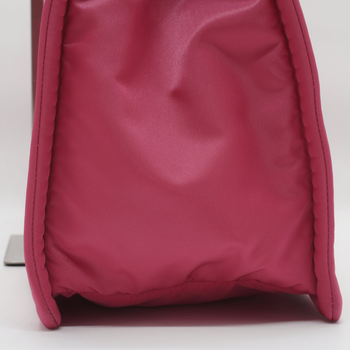 Prada Tessuto Chain Tote Large Pink GHW