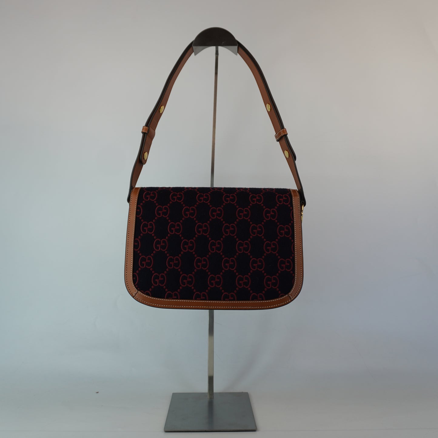 Gucci HORSEBIT 1955 Dark Blue and Red