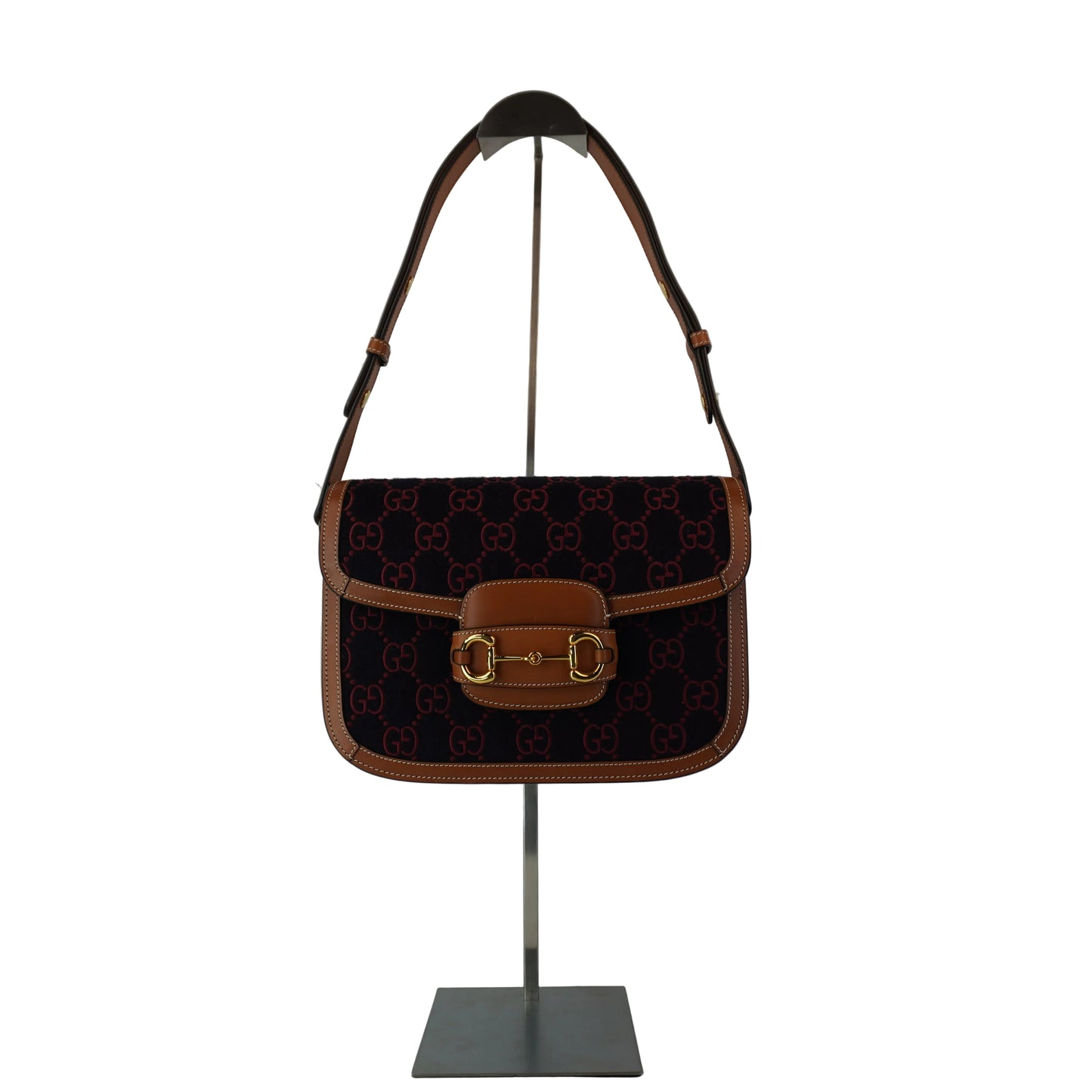Gucci HORSEBIT 1955 Dark Blue and Red