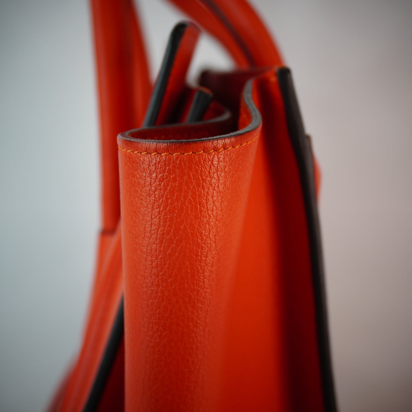 Celine Luggage Red SHW Medium