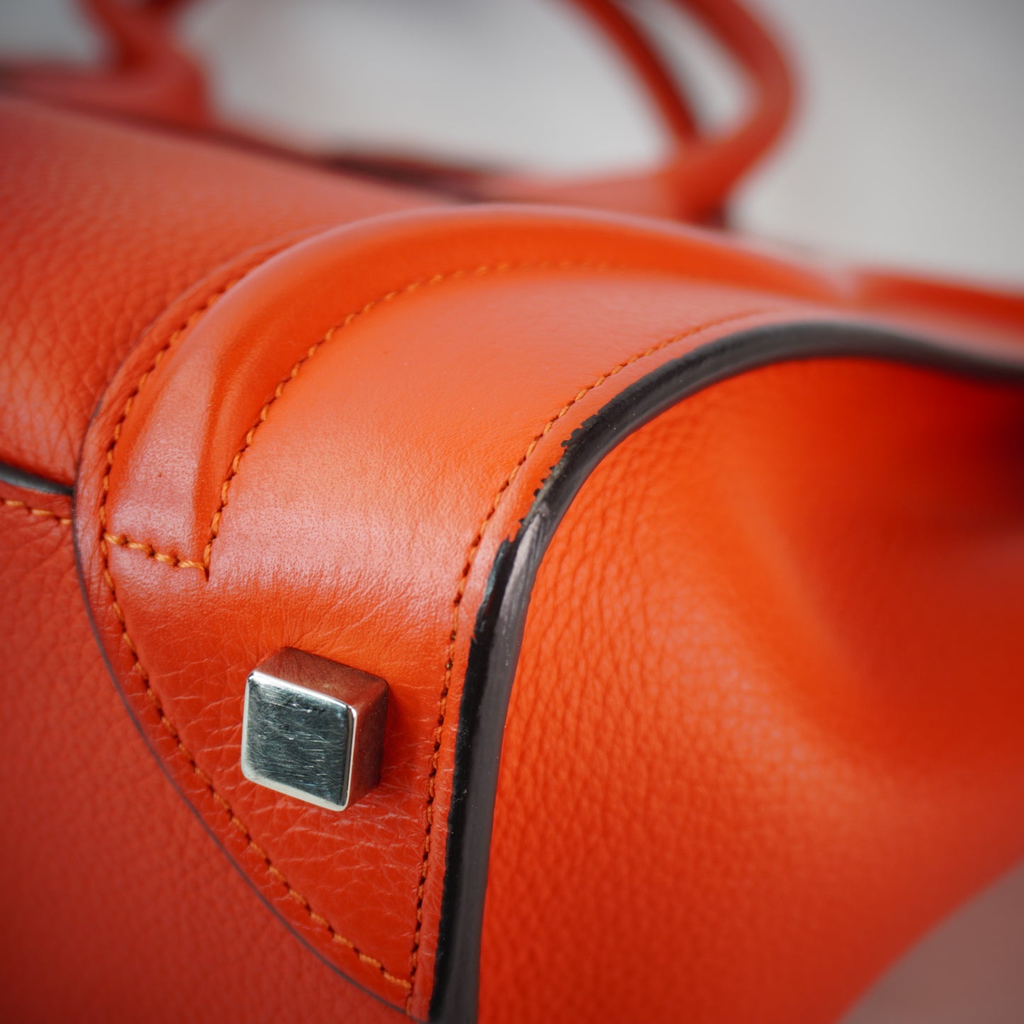 Celine Luggage Red SHW Medium