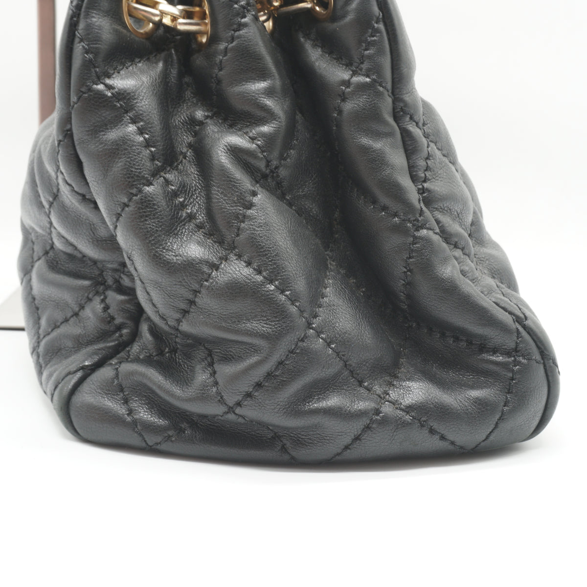 Chanel Retro Chain Large Tote Bag Black GHW