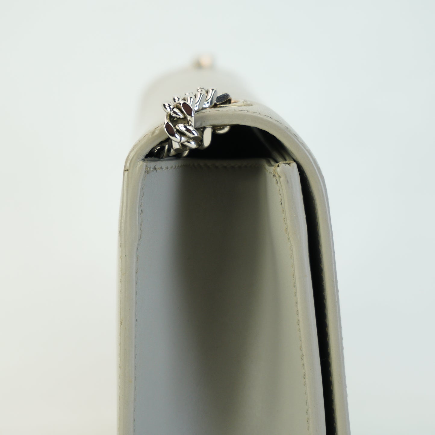 YSL	Tassel Shoulder Bag Gray Small SHW