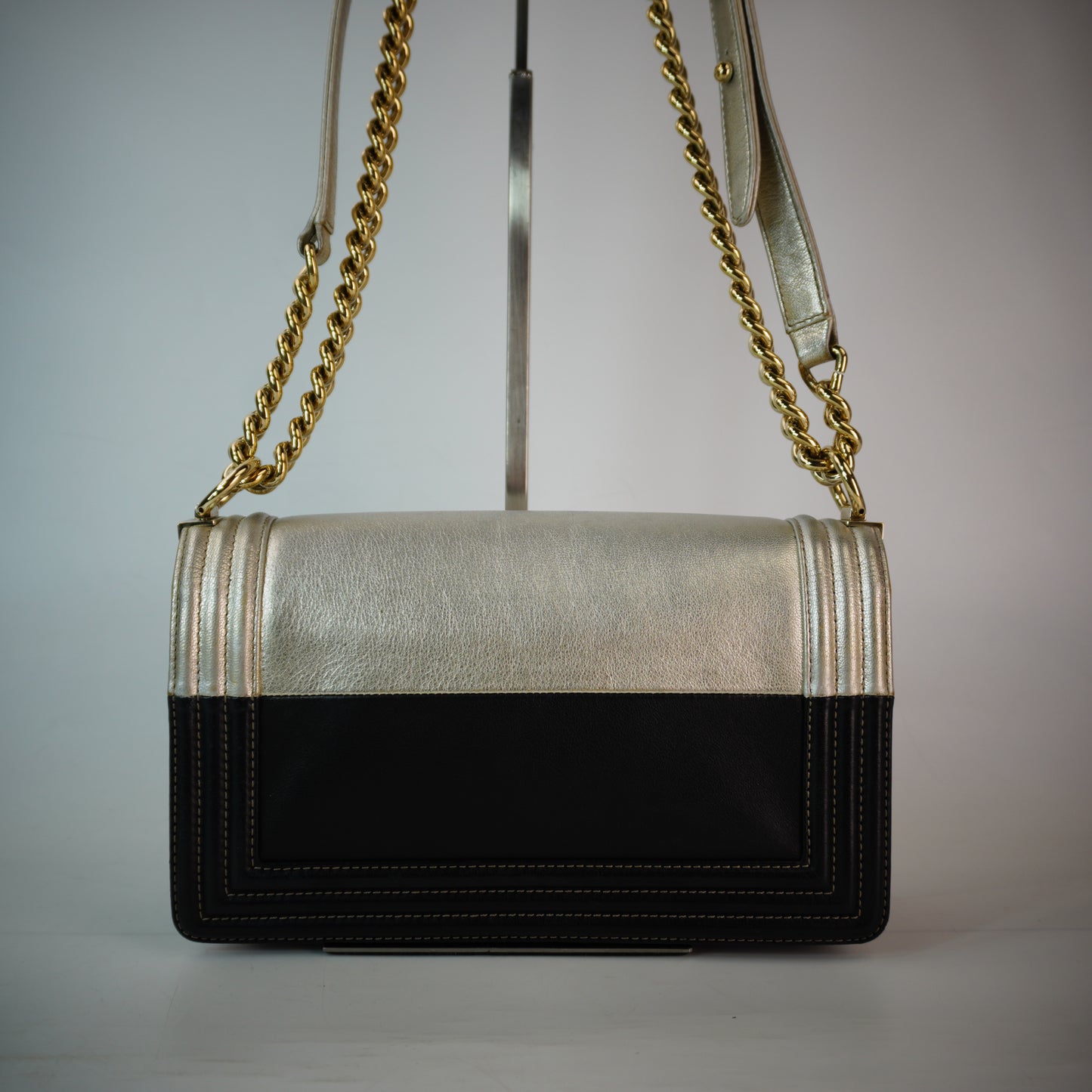 Chanel Bi-Color Le Boy Flap Bag