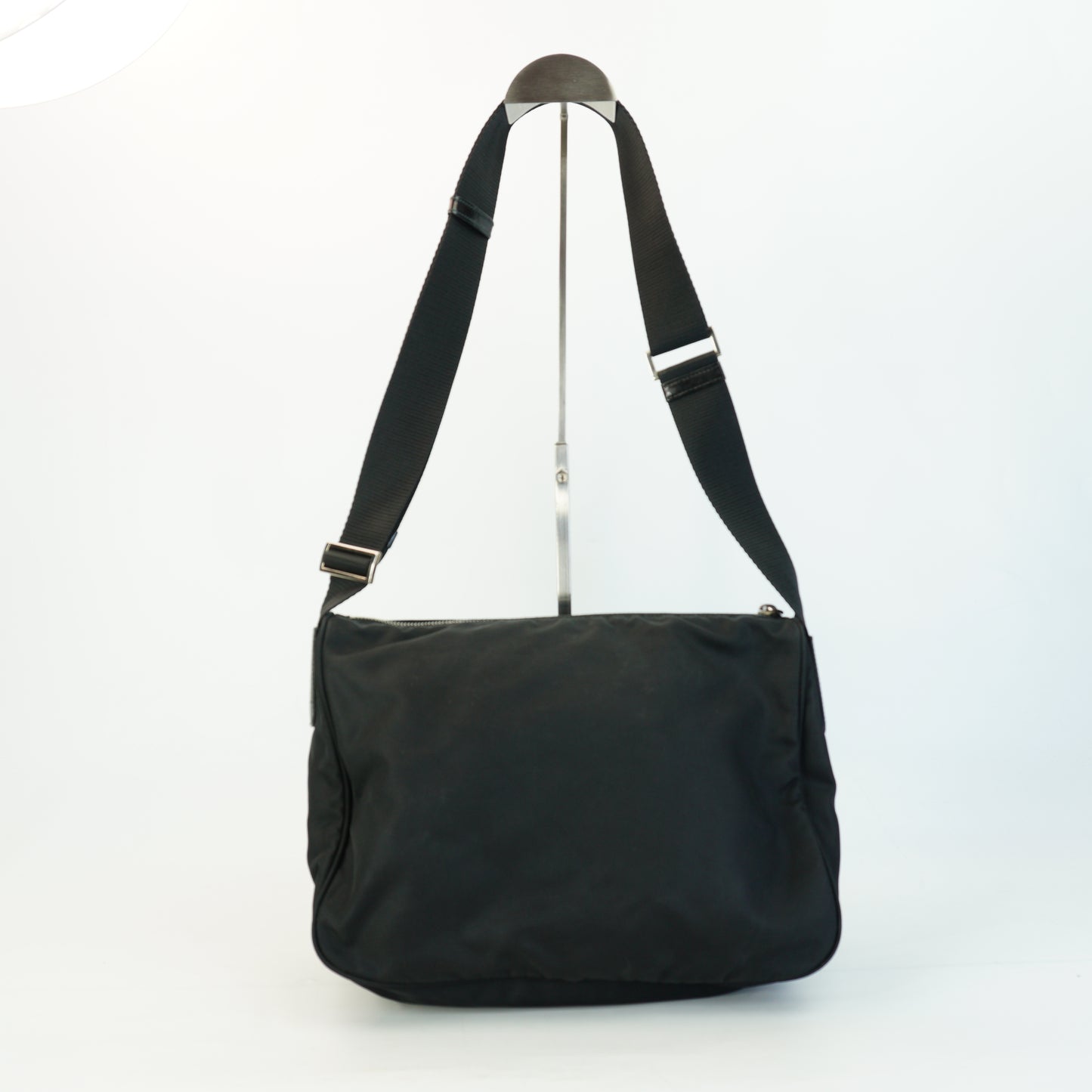 Prada Messenger Black  Bag SHW