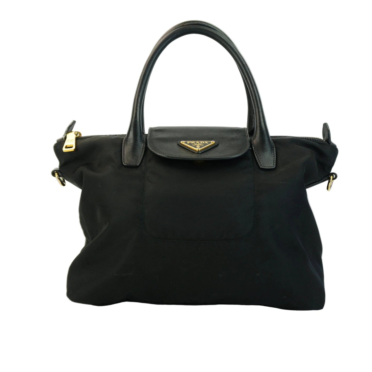 Prada Tessuto Nylon Black Medium GHW