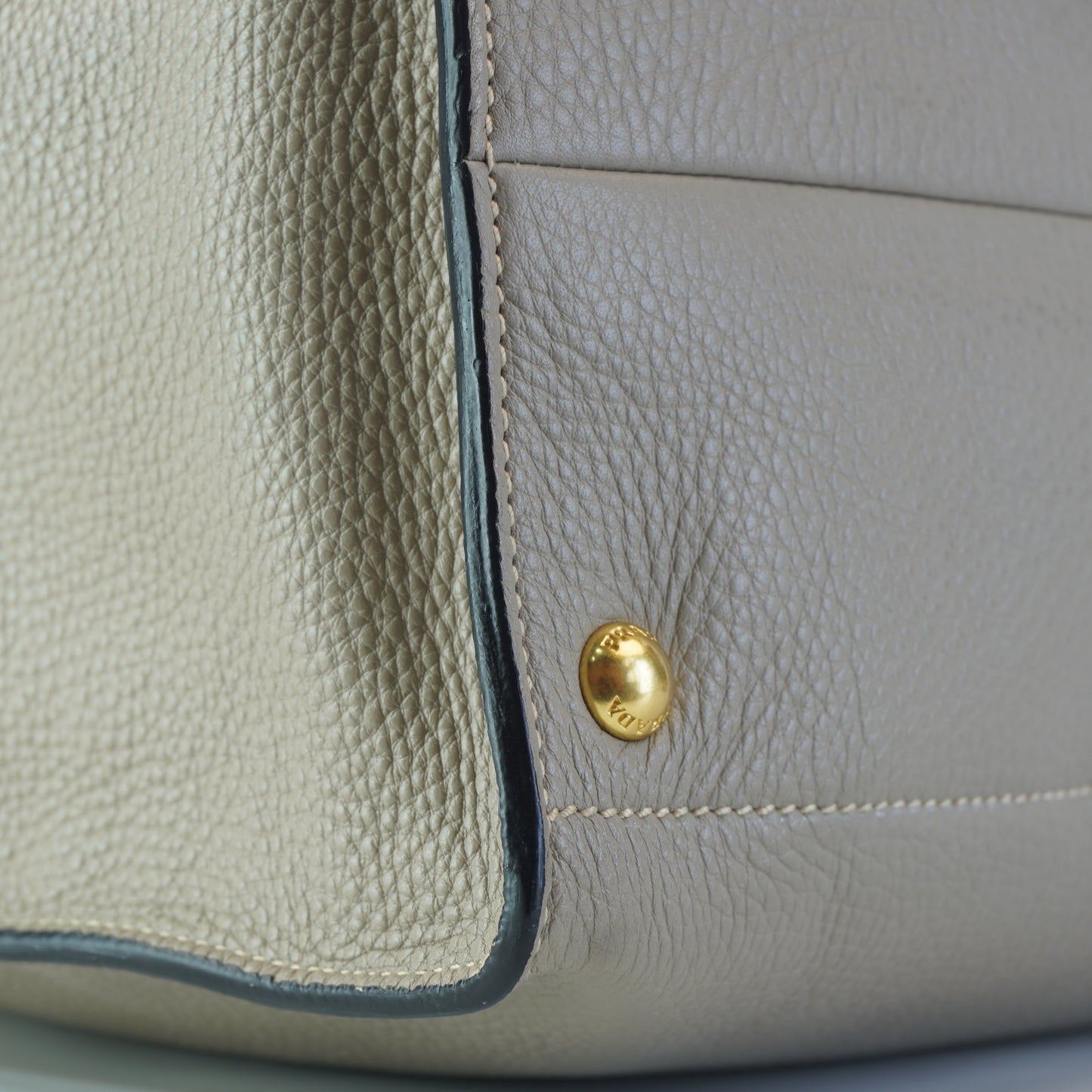 Prada Vitello Diano Tote Beige