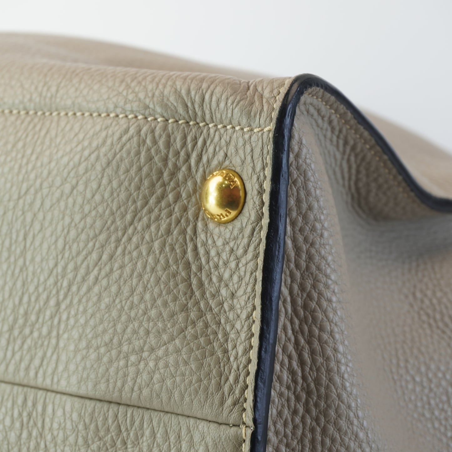 Prada Vitello Diano Tote Beige