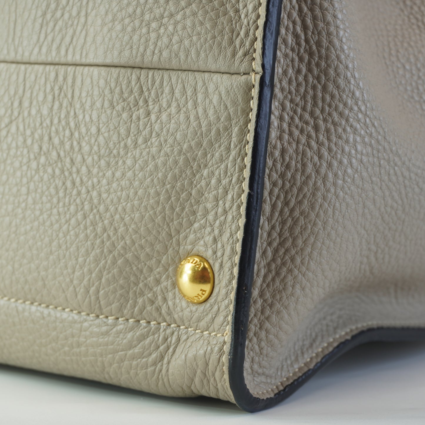 Prada Vitello Diano Tote Beige