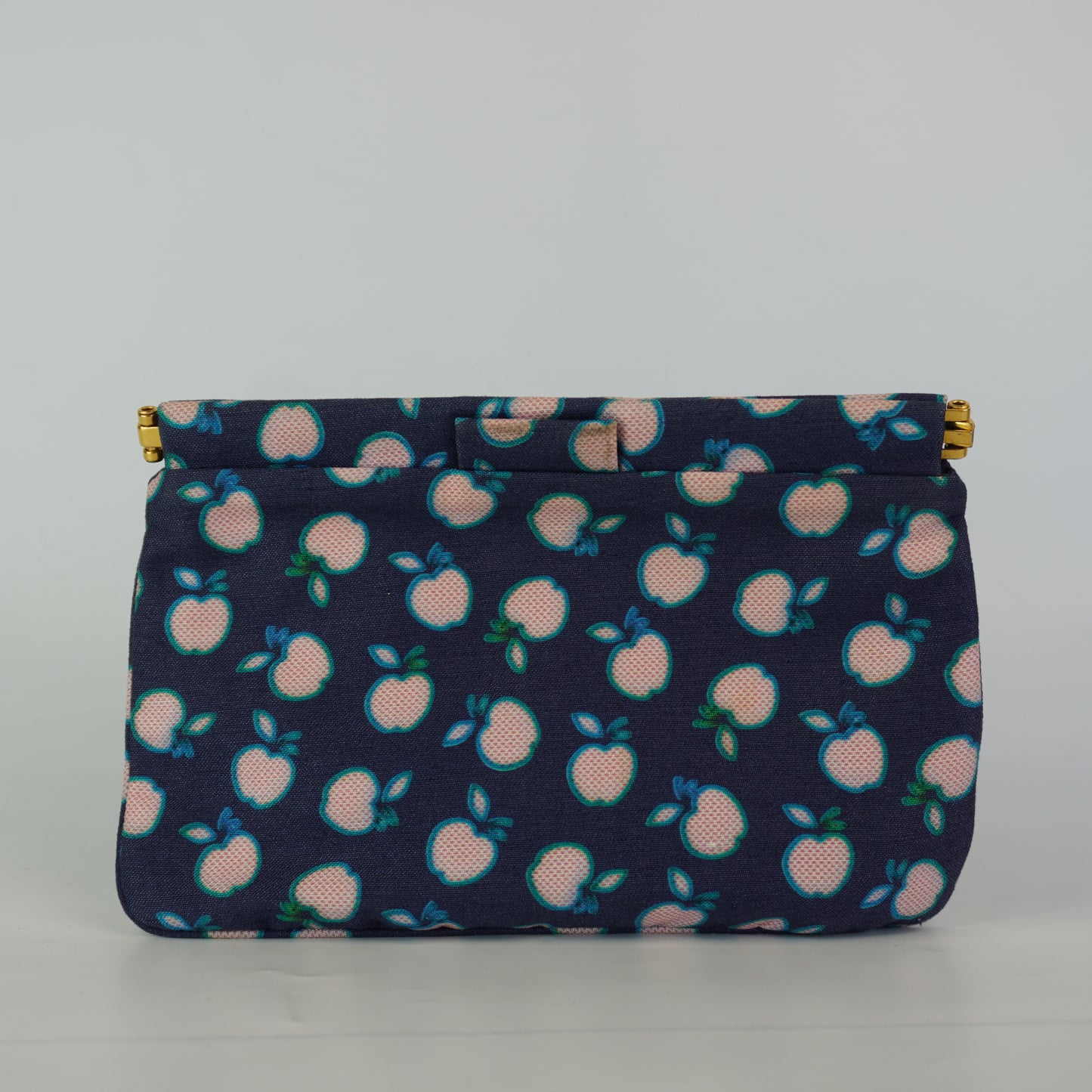 Miu Miu 	Navy Blue Flat Pouch