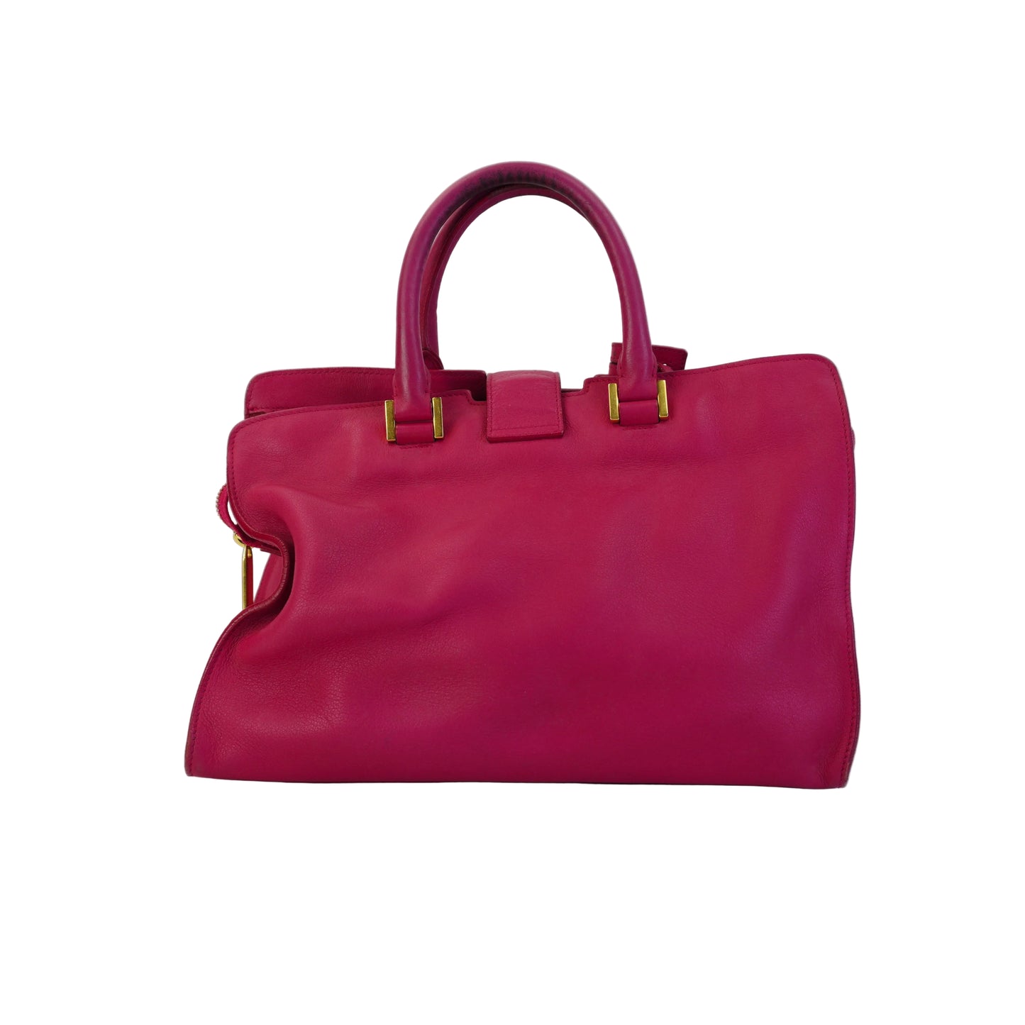 YSL	Classic Y Cabas pink Medium GHW