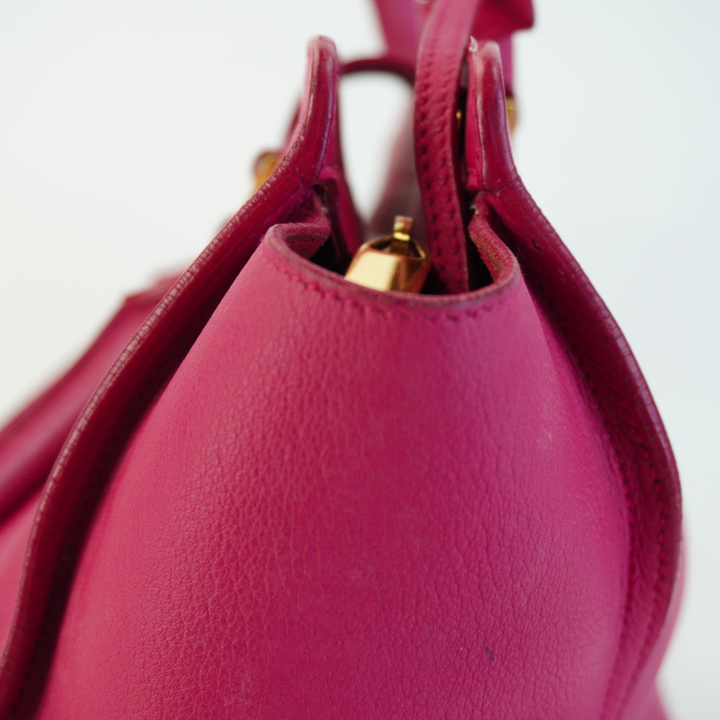YSL	Classic Y Cabas pink Medium GHW