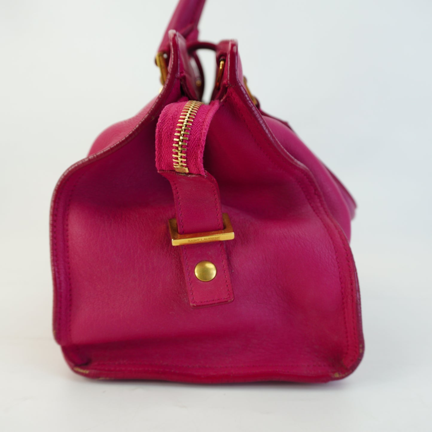 YSL	Classic Y Cabas pink Medium GHW