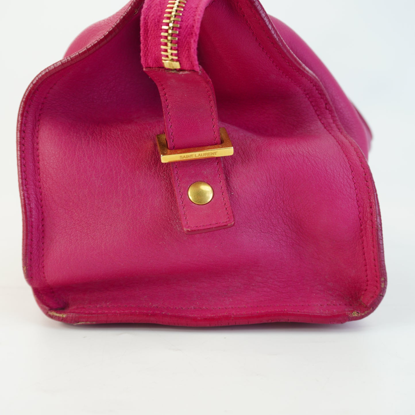 YSL	Classic Y Cabas pink Medium GHW